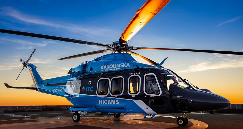 Karolinskas intensivvårdshelikopter