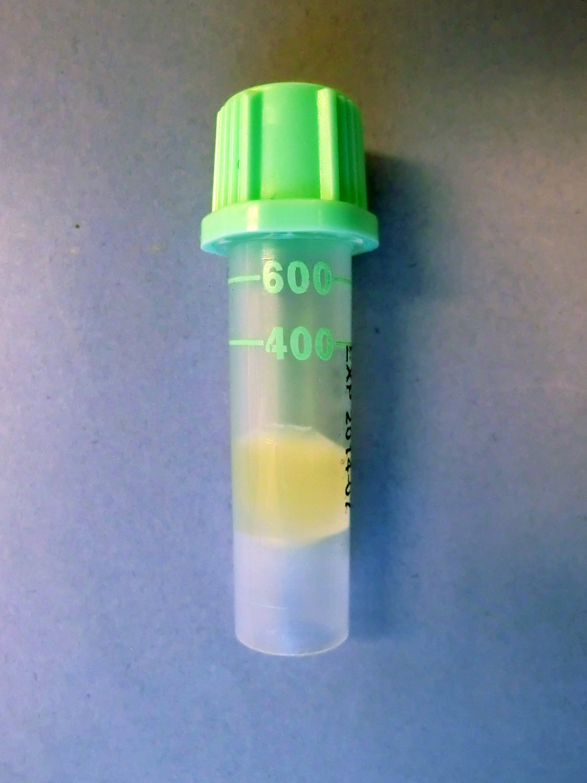 Mikrorör, Li-Hep+gel, ljusgrön propp