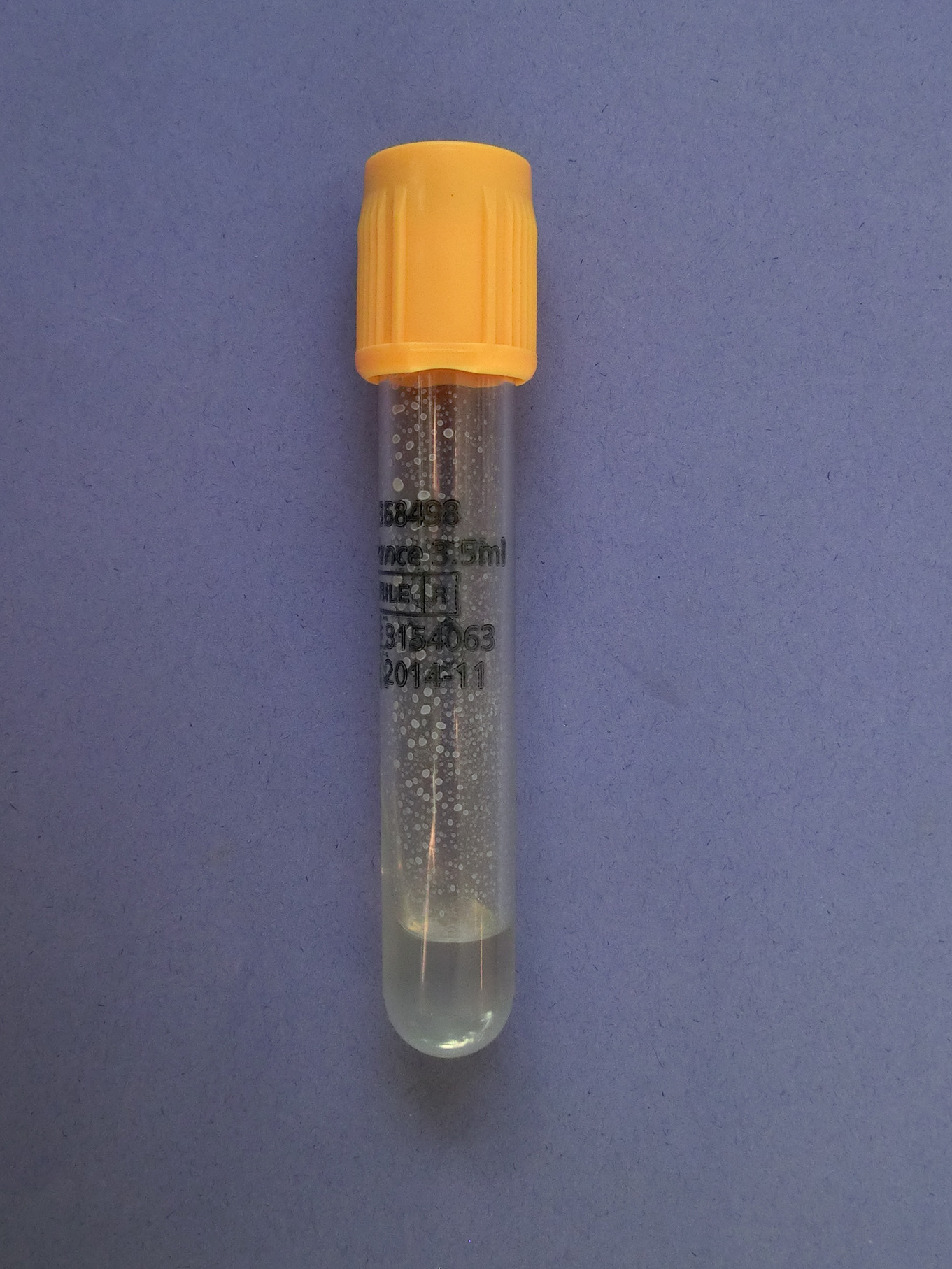 Serumrör med gel gul propp 5/3,5 mL